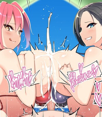 Chika & Aya ga Beach Tent de Double Paizuri Shibosei comic porn sex 17