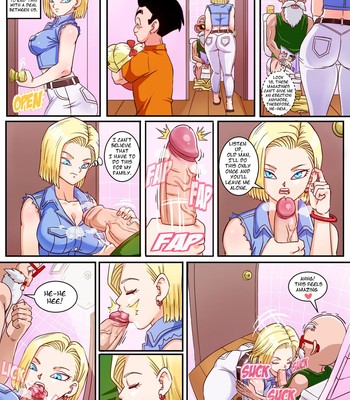 [Pink Pawg] Android 18 & Master Roshi-  (Dragon Ball Z) comic porn sex 3