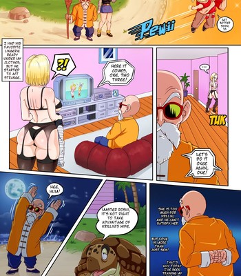 [Pink Pawg] Android 18 & Master Roshi-  (Dragon Ball Z) comic porn sex 17