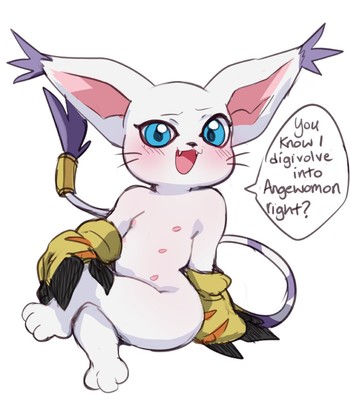 [lightsource] A Cat is Fine (Digimon Adventure) comic porn thumbnail 001