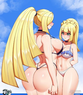 Lusamine x Lillie Mother-Daughter Bonding Time comic porn sex 8