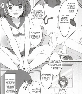 Cheer Haru (The Melancholy of Haruhi Suzumiya) [English] comic porn sex 3