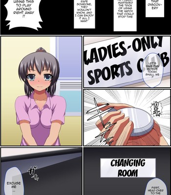 Stopping Time to Violate Women While Horny With Sweat – Sports Gym Edition comic porn sex 4