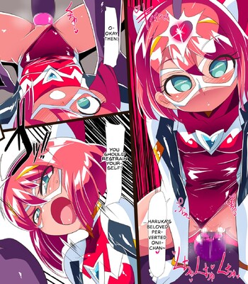 Heroine Harassment Chikyuu Bouei Shoujo Haruka VS Sennou Kaijin Kuruu Seijin | Heroine Harassment Earth Defender Girl Haruka vs. Brainwashing Monster Kuruu Aliens [English] comic porn sex 10