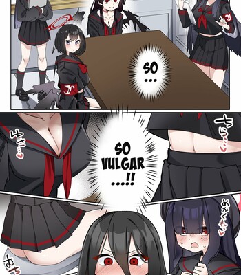 Futanari Hasumi-san vs Muttsuri Maso Mesu Ako-chan Manga comic porn sex 4