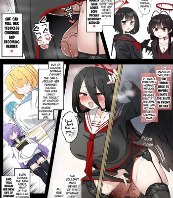 Futanari Hasumi-san vs Muttsuri Maso Mesu Ako-chan Manga comic porn sex 5