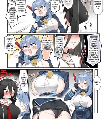 Futanari Hasumi-san vs Muttsuri Maso Mesu Ako-chan Manga comic porn sex 12