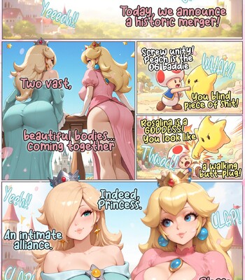 [MiauLust] Peach & Rosalina Lewd Galaxy (MARIO BROSS PARODY) comic porn sex 4