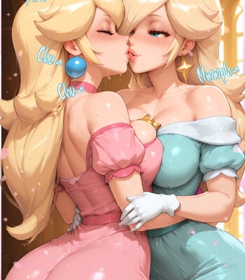 [MiauLust] Peach & Rosalina Lewd Galaxy (MARIO BROSS PARODY) comic porn sex 9