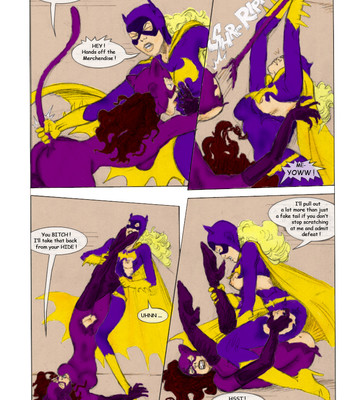 Batgirl Fights Catwoman comic porn sex 3