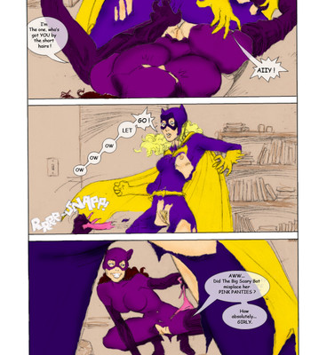 Batgirl Fights Catwoman comic porn sex 4