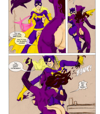 Batgirl Fights Catwoman comic porn sex 5