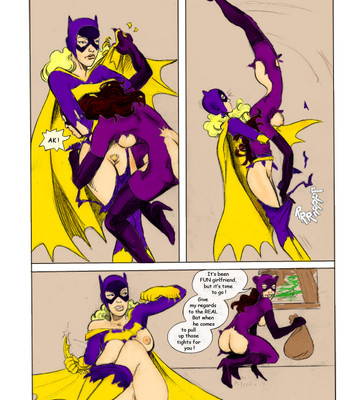 Batgirl Fights Catwoman comic porn sex 6