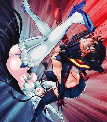 Ryuko vs Satsuki comic porn thumbnail 001