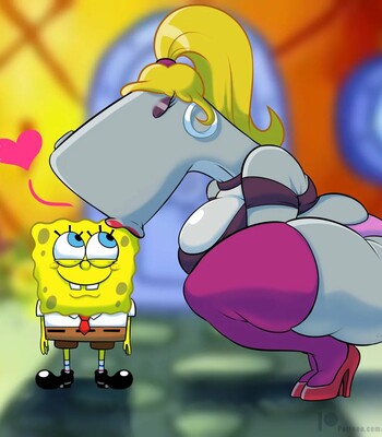 Pearl x Spongebob comic porn sex 14