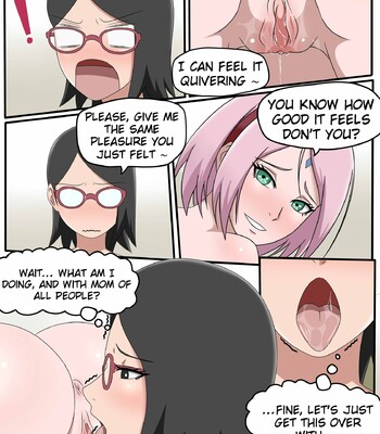 Mother’s touch – Sakura + Sarada comic porn sex 13