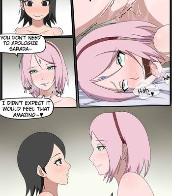 Mother’s touch – Sakura + Sarada comic porn sex 21