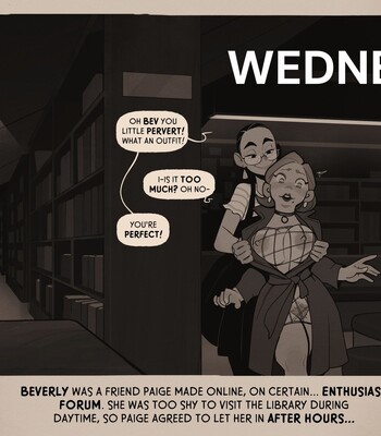 Week at the Library comic porn sex 8