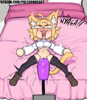 Meme Cat tries out a fun “lil” toy~ (polygonheart) comic porn sex 3