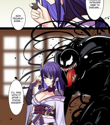 The Venom Possessed Raiden Shogun Is Being Guarded comic porn sex 2