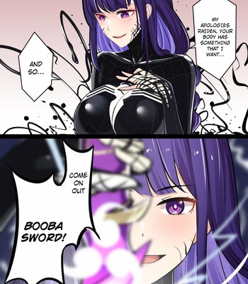 The Venom Possessed Raiden Shogun Is Being Guarded comic porn sex 6