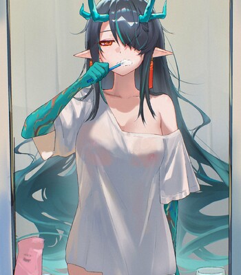 Porn Comics - Nien and Shi’s morning activities Part 1 [Uncensored]
