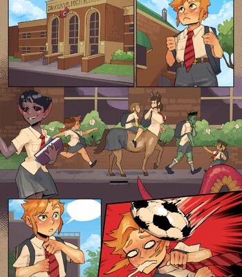 A Boy and His Familiar School Days 1 + Textless Version comic porn sex 28