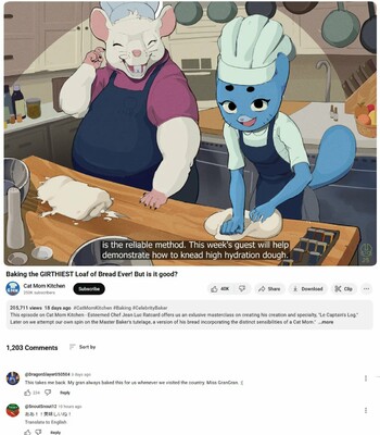 Porn Comics - Cat Mom Kitchen