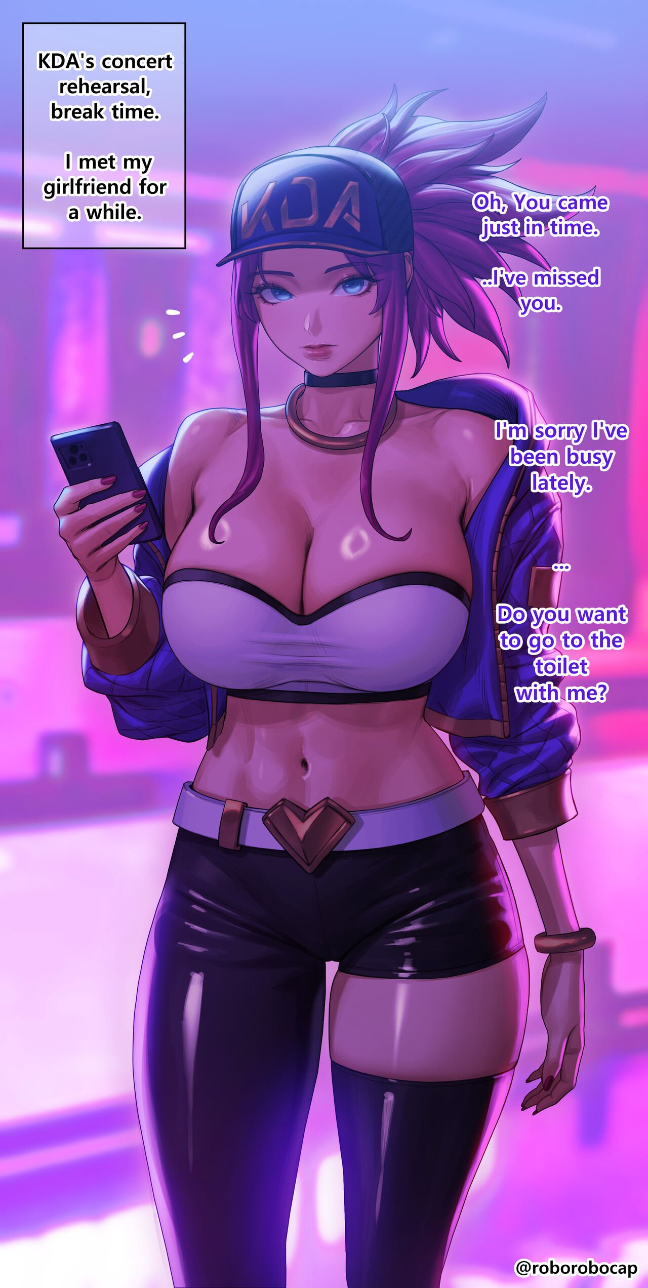 K/DA Akali comic porn thumbnail 001