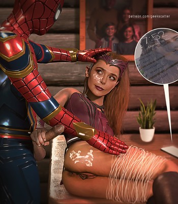 Peter Parker  x Marvel Girls comic porn sex 9
