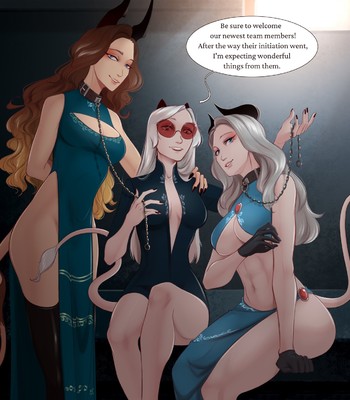Contract with Horny Oni: Serafine and Ailana comic porn sex 15