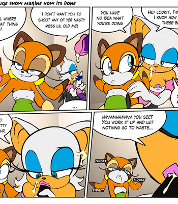 Rouge showing Marine how its done[M/F][W.I.P] comic porn sex 2
