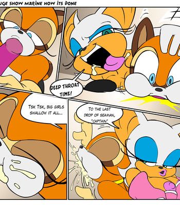 Rouge showing Marine how its done[M/F][W.I.P] comic porn sex 5
