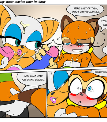 Rouge showing Marine how its done[M/F][W.I.P] comic porn sex 6