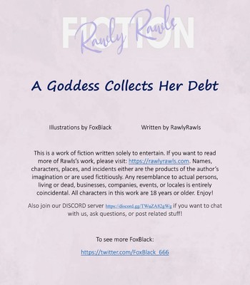 A Goddess Collects Her Debt: Rawly Rawls Fiction comic porn sex 2