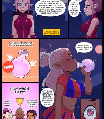 Girls at a Halloween Party 2 (WIP) comic porn sex 2