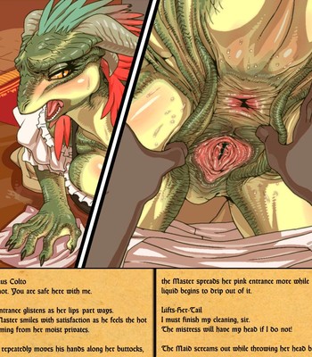 The Lusty Argonian Maid comic porn sex 5
