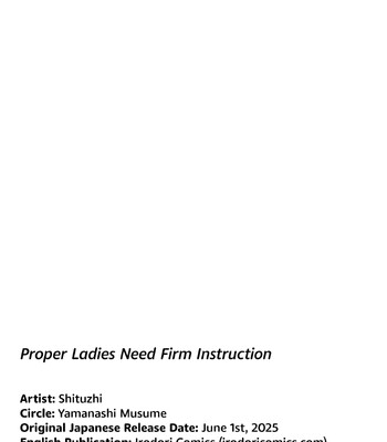 Proper Ladies Need Firm Instruction comic porn sex 43