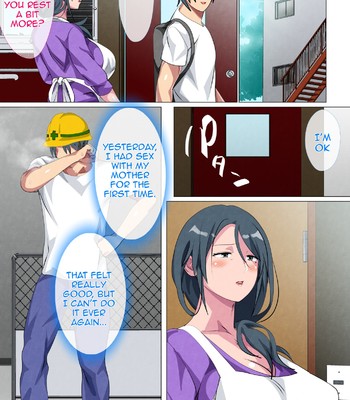 Widowed Mother Sayoko ~Record of a Copulation of a Mother and Son Living in a Small Room~ comic porn sex 52