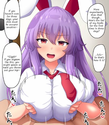 A story about getting Reisen to give you a clothed paizuri comic porn sex 2