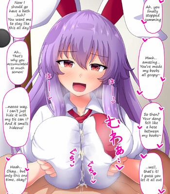 A story about getting Reisen to give you a clothed paizuri comic porn sex 6