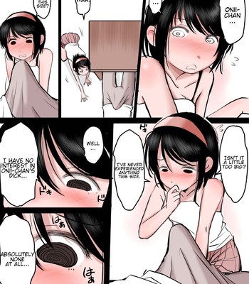 Little Sister Masturbating With Onii-Chan’s Dick comic porn sex 2