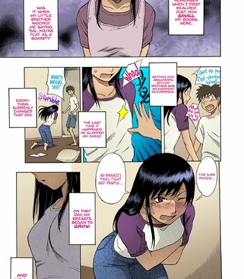 Porn Comics - Hinnyuu Kyonyuu History | Tiny Boobs Giant Tits History [Colorized]