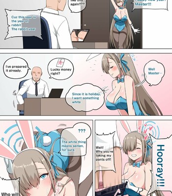 Asuna Bunny Girl comic porn thumbnail 001