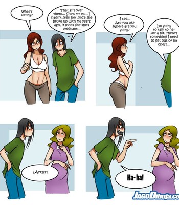 Living with HipsterGirl and GamerGirl Extras comic porn sex 14