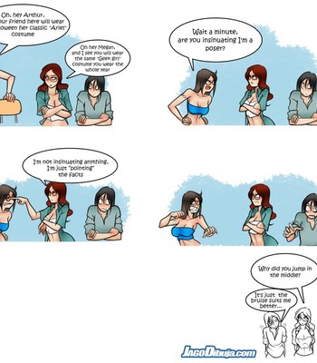 Living with HipsterGirl and GamerGirl Extras comic porn sex 16