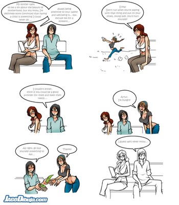 Living with HipsterGirl and GamerGirl Extras comic porn sex 56
