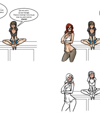 Living with HipsterGirl and GamerGirl Extras comic porn sex 97