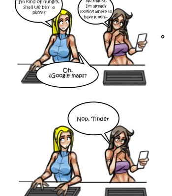Living with HipsterGirl and GamerGirl Extras comic porn sex 163