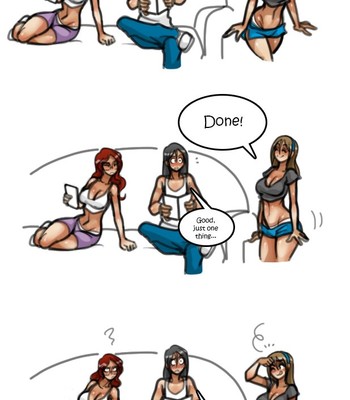 Living with HipsterGirl and GamerGirl Extras comic porn sex 164